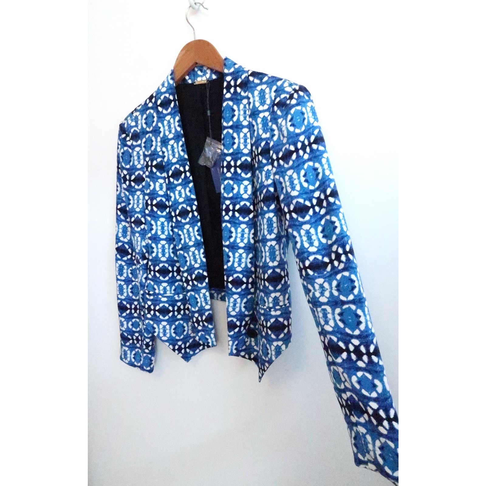 Rebecca Minkoff Silk Becky Shawl Lapel Crop Jacket Blazer Nordstrom 8 Nwt $368